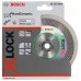 BOSCH Best for Hard Ceramic systému X-LOCK, Diamantový řezný kotouč, 115×22,23×1,4×10mm 2608615134