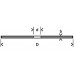BOSCH X-LOCK Standard for Inox Plochý řezný kotouč, 115×1×22,23 mm 2608619261