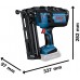 BOSCH GNH 18V-64 M Akumulátorová hřebíkovačka, 2xProCORE18V 4.0Ah, GAL 18V-40, L-BOXX 0601481003