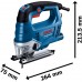 BOSCH GST 750 Kmitací pila 06015B4121