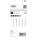 BOSCH Pilový plátek pro přímočaré pily PRO Alu T127D, 100 mm, 5 ks 2608631017
