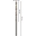 BOSCH Vrták do kovu PRO Metal HSS-G standardní délky, 3,9 × 43 × 75 mm, 10 ks 2608585485