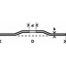 BOSCH Expert for Inox Hrubovací kotouč profilovaný, 125x22,23x6 mm 2608602488