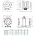 CATA DUCT IN-LINE 100/130 T potrubní ventilátor radiální 00771000