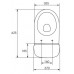 CERSANIT MERIDA M 010 WC kombi - set K03-014