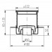 Podlahová vpusť DN 50 (PV50N-PR2) nerez 122 x 122 mm, s přírubou 420