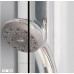 RONAL PL Pur Light jednokřídlé dveře + pevná stěna, 100cm, vlevo, aluchrom/čiré PLG10005007