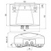 CLAGE M 6-O Ohřívač vody 5,7kW/230V, montáž nad dřez 1500-17116