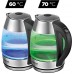 CONCEPT RK4066 Skleněná rychlovarná konvice 1,8l, nerez/sklo rk4066