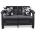 ALLIBERT CORFU LOVE Seat pohovka, 128 x 70 x 79cm, bílá/světle šedá 17197359