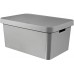 VÝPRODEJ CURVER INFINITY úložný box 45 L 56 x 27 x 39 cm šedý 01721-099 BEZ VÍKA!!!!