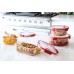 CURVER SMART COOK 0,9L dóza 20 x 15 x 7 cm transparentní/červená 00114-472