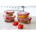 CURVER SMART COOK 0,9L dóza 20 x 15 x 7 cm transparentní/červená 00114-472
