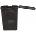 CURVER STYLE 40L Koš na špinavé prádlo 44,8 x 61,5 x 26,5 cm, tmavě hnědý 00709-210