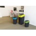 CURVER FLIP BIN 9L Odpadkový koš 35 x 18,9 x 23,5 cm černá/žlutá 02170-E64 CURVER FLIP BIN 9L Odpadkový koš 35 x 18,9 x 23,5 cm černá/žlutá 02170-E64