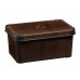 VÝPRODEJ CURVER box úložný dekorativní S LEATHER, 13,5 x 29,5 x 19,5 cm, hnědá, 04710-D12, POŠKRÁBANÉ
