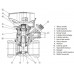 Danfoss Leno MSV-BD vyvažovací ventil, DN40, vnitřní závit 003Z4005