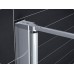 RONAL SLMT6 Mobility boční stěna 80 cm, aluchrom/čiré sklo SLMT60805007