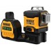 DeWALT DCE089NG18 Laser samonivelační kříž, 3x 360° zelený paprsek (18V/bez aku) kufr Tstak