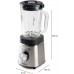 DOMO Stolní mixér se skleněnou nádobou 1,75l, 1400W DO740BL
