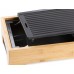 DOMO Bamboo Style Stolní elektrický gril Plancha (36x14cm/1000W) DO9270G