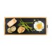 DOMO Bamboo Style Stolní elektrický gril Plancha (36x14cm/1000W) DO9270G