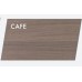DŘEVOJAS Q MAX SNZ 35 FC skříň nízká závěsná, cafe, úchytka A 65747