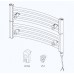 KORADO KORALUX LINEAR Classic Koupelnový radiátor elektrický KLCE 1500.450 White RAL9010