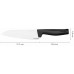 Fiskars Hard Edge Střední kuchařský nůž, 17cm 1051748