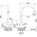 Franke SET G134 granitový dřez BFG 611 grafit + baterie FC 650.031 chrom