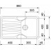 Franke Calypso COG 611, 860x500 mm, granitový krémový 114.0283.869