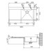 VÝPRODEJ Franke Planar PPX 211/611 /7 TL, 1000x512 mm, nerezový dřez levý + sifon 127.0203.46 OHLÉ ROHY