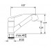 Franke SET G46 granitový dřez COG 651 E bílá-led + dřezová baterie FC 9547.031 + FD 300