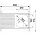 Franke Daria DSL 711 T ECO, 800x600 mm, celoplošný dřez, tkaná struktura 103.0205.563