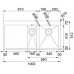 BAZAR Franke Planar PPX 251/651 TL /7, 1000x512 mm, nerezový dřez 127.0203.468 OHNUTÉ ROHY!!