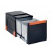 VÝPRODEJ Franke sorter Cube 41 - 2x18 l 341x475x335 - ruční výsuv, 134.0055.270 POŠKOZENÝ!!!