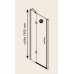 GELCO Legro sprchové dveře otočné 120 L/P, sklo čiré GL1212