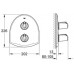 GROHE Chiara termostat s integrovaným přepínačem vana / sprcha 19413000G