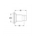 GROHE Držáky - Rainshower nástěnný držák sprchy, bílá 27074LS0
