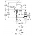 GROHE Eurodisc Cosmopolitan páková umyvadlová baterie, DN 15, chrom 3319020E