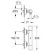 GROHE Grohtherm 1000 Cosmopolitan termostatická sprchová baterie, DN 15, chrom 34065000