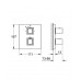 GROHE Grohtherm Cube termostatická vanová baterie pod omítku, chrom 19958000