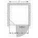 ROLTECHNIK Sprchové dveře HBN1/1000 brillant premium/transparent 287-1000000-06-02
