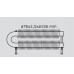 ISAN SPIRAL RAO2 radiátor na zem kov (RAL 9006) 5000/76x2,5x156 ZRAO276156500F20