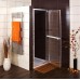 RONAL JA1 JAZZ-Line jednokřídlé dveře 80cm, aluchrom/sklo linie JA108005051