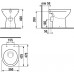Jika LYRA PLUS Samostatně stojící klozet, vodorvný odpad H8213860000001