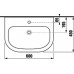 Jika OLYMP Deep umyvadlo 60 x 45cm, bez otvoru, bílá H8126130001091