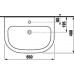 Jika OLYMP Deep umyvadlo 65 x 48cm, s 3 otvory, bílá 8.1261.4.000.108.1