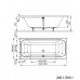 IDEAL Standard ACTIVE DUO vana pro dvě osoby 190 x 90 cm k zabudování K181301