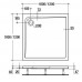 IDEAL Standard ULTRA Flat sprchová vanička akrylátová čtvercová 100 x 100 x 4 cm K517401